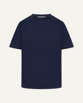 Men's Merino Wool Sports T-shirt - Dark Blue