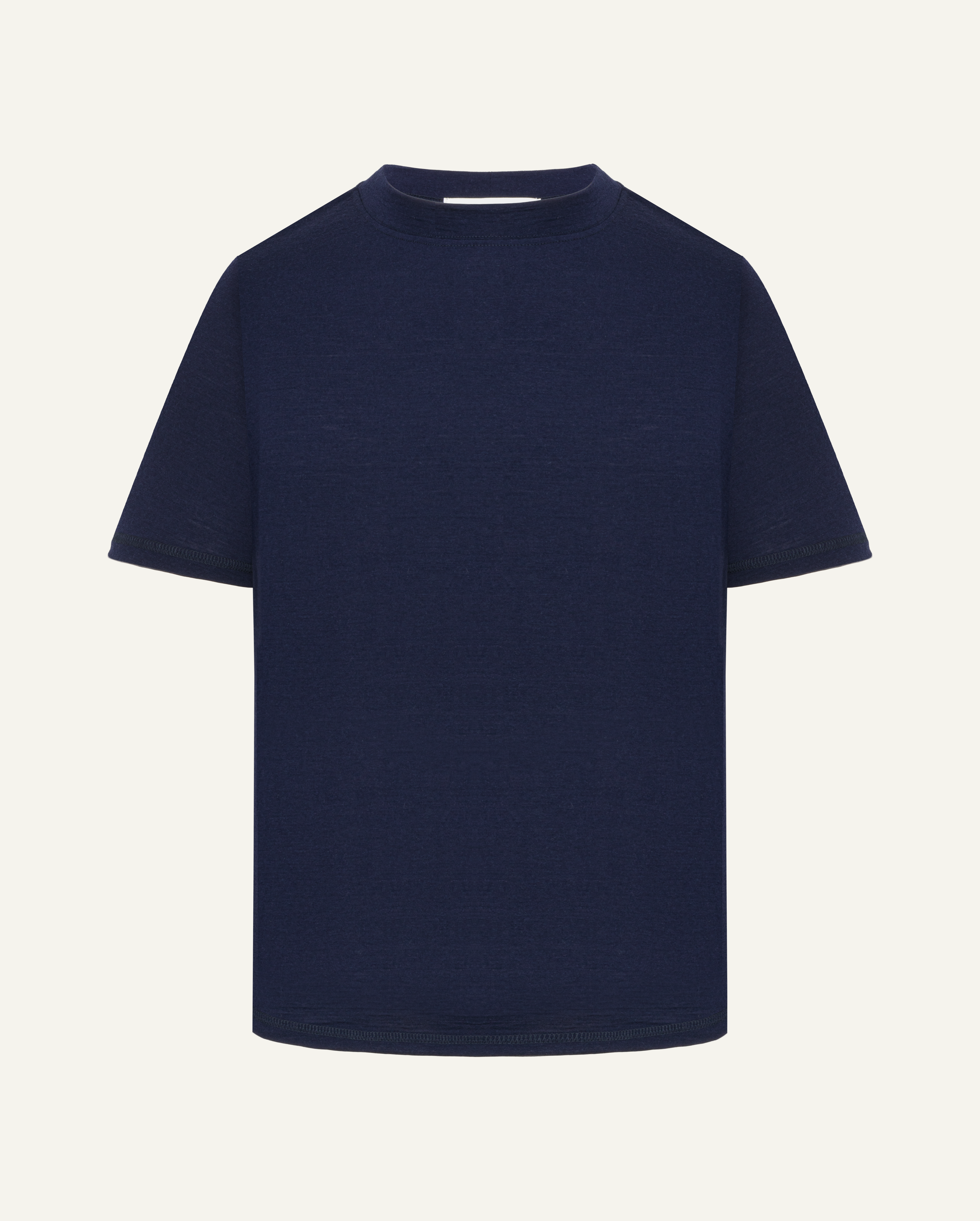 Men's Merino Wool Sports T-shirt - Dark Blue